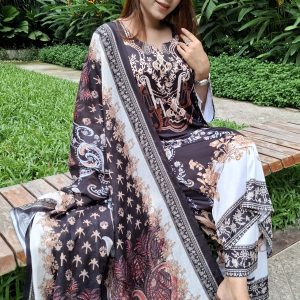 Dubai Silk Three Piece 01