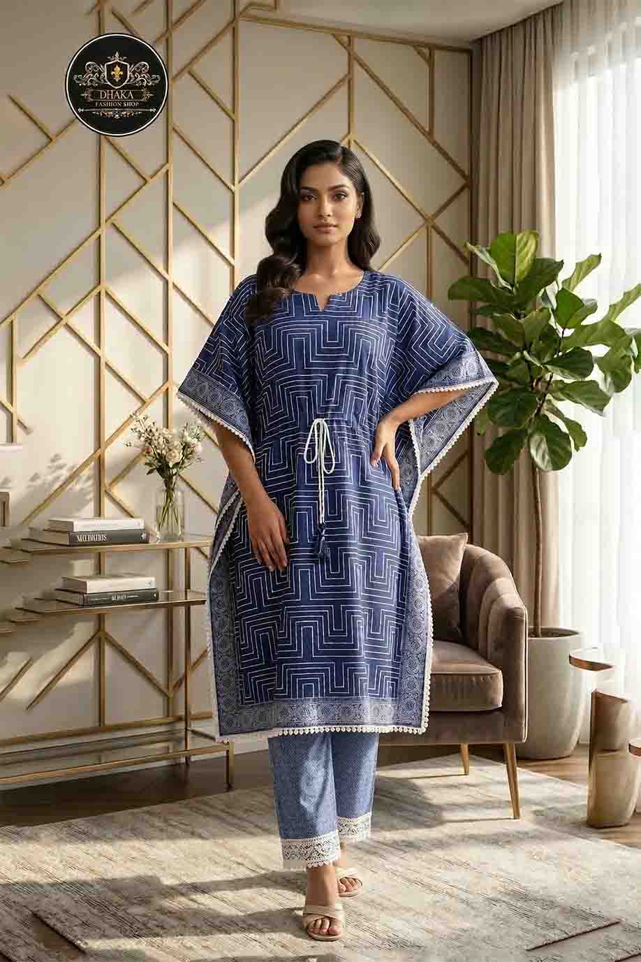 কাপ্তান/আবায়া – Abaya Kaptan Blu Colour